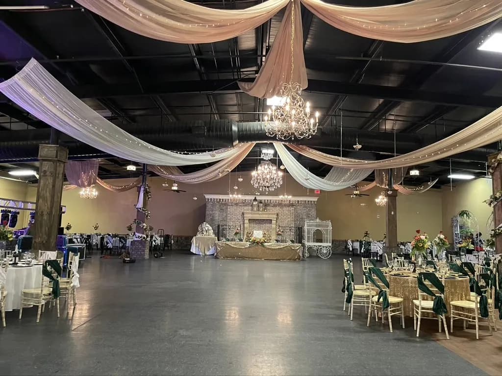 Virtual tour of fairy tale quinceañera theme styling and venue decorations at La Hacienda