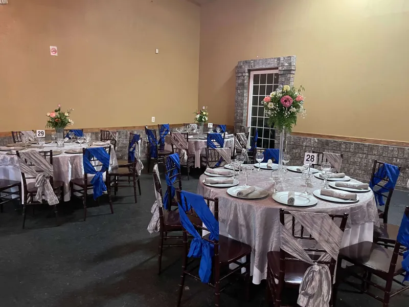 La Hacienda wedding package ballroom reception setup